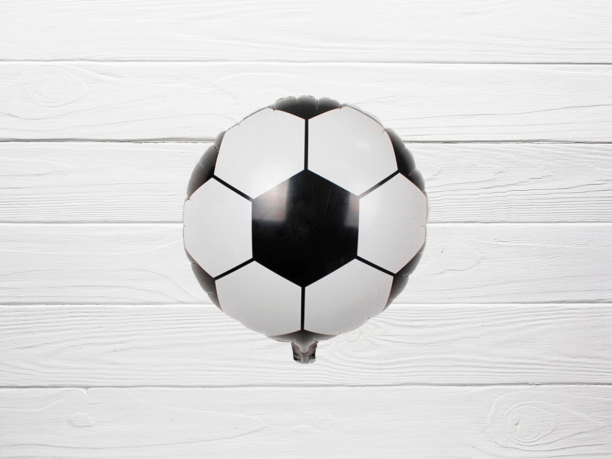 GLOBO PELOTA FUTBOL METALIZADO 24CM X1
