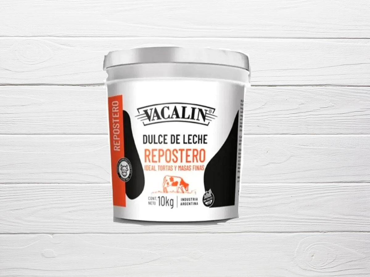 DULCE DE LECHE VACALIN REPOSTERO X 10 KG.